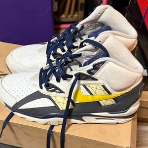 Nike Air Trainer SC High Box - white, blue and yellow